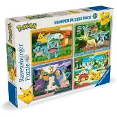 Ravensburger Pokemon 4x100pcs Palapeli