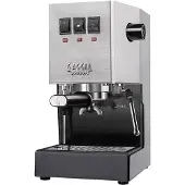 Gaggia Classic E24 espressokone, harjattu teräs