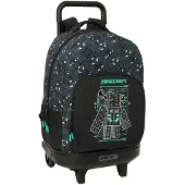 Safta Compact Extraible Minecraft Screen 33l 45x33x22 Cm Rullalaukku