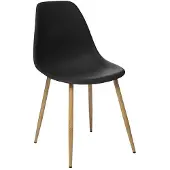 Atmosphera Tuoli "Taho" 44cm musta - sisustussuunnittelija