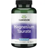 Swanson Health Magnesiumtauraatti, 100 mg - 120 tablettia