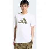 Adidas M Camo Logo T - White - L