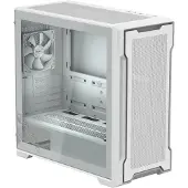 Gigabyte C102 GLASS ICE-miditornikotelo ikkunalla ja RGB-valaistuksella, valkoinen