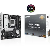 Asus PRIME B850M-A-CSM, AMD, Pistoke AM5, AMD Ryzen 7000 Series, AMD Ryzen 8000 Series, AMD Ryzen 9000 Series, Pistoke AM5, DDR5-SDRAM, 256 GB (90MB1LQ0-M0EAYC)