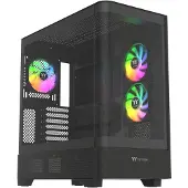 Thermaltake View 290 TG ARGB, Midi Tower, PC, Musta, ATX, mikro ATX, Mini-ITX, SPCC, Karkaistu lasi, 18 cm (CA-11G-00M1WN-00)