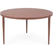 Brafab Bigby ruokapöytä Zin Red, Ø130 cm