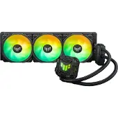Asus TUF GAMING LC II 360 ARGB, All-in-one-nesteenjäähdytin, 12 cm, 800 RPM, 2000 RPM, 113,8 m³/h, Musta (90RC00M1-M0UAY0)
