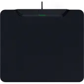 Razer HyperFlux V2, musta, Yksivärinen, Kumi, Liukumaton pohja, Pelihiirimatto