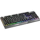 MSI Vigor GK30, Langallinen, USB, Mekaaninen, QWERTZ, RGB LED, Musta (S11-04DE226-CLA)