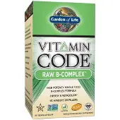 Garden of life , Vitamiini Code, RAW B- Kompleksi, 60 Kasvispilleriä