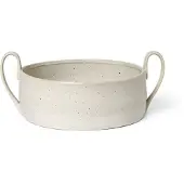 Ferm Living Flow tarjoiluastia, luonnonvalkoinen