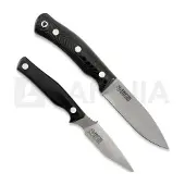 Casström Swedish Hunters Combo kaksoispuukko, Black Micarta