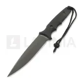 Spartan Blades Harsey Clandestina veitsi, Black, Kydex