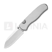 Kizer Cutlery Drop Bear Zero M390 kääntöveitsi, Light Gray Aluminum, Satin