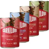 Carnilove 12x400g Dog Paté karitsa & villisika koiran märkäruoka