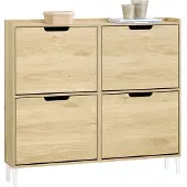 SoBuy FSR100-N Eko Kenkäkaappi - Kapea, 100x19x91 cm