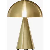 Hubsch Mush Portable Lamp - Gold - Ø15XH20CM