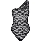 Hunkemoller Aveline Asymmetric Body - Black - L