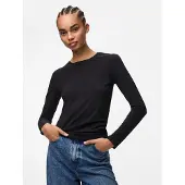 Pieces Pcsirene Ls Tee Jrs Noos Bc - Black - M