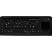 Cherry Contour Active Key Industrial AK-4400-GU - keyboard - low profile compact - with trackpad - QWERTY - Pan Nordic - black Input Device - Näppäimistö - Pohjoismainen - Musta