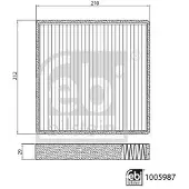 FEBI BILSTEIN Suodatin, sisäilma 1005987