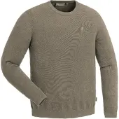 Pinewood Värnamo Crewneck Knitted Sweater (Color: Mole Mel, Size: Small)
