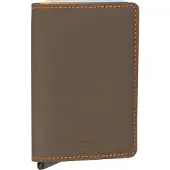 Secrid Slimwallet Matte -lompakko, tryffeli/oranssi