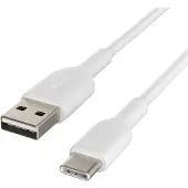 Belkin BoostCharge USB-A – USB-C -kaapeli, 0,15 m, valkoinen