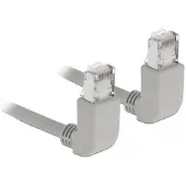 DeLOCK 83513, 0,5 m, Cat6a, S/FTP (S-STP), RJ-45, RJ-45, Harmaa