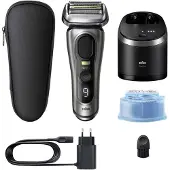 Braun Series 9 Pro+ partakone puhdistusasemalla 9565cc