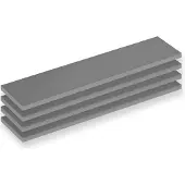 Arctic Cooling TP-4 120 x 20 x 1.5 mm, 4 kpl -lämpötyyny, harmaa