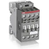 ABB Kontaktori 3-napainen 4kW, 400V AC, ohjausjännite 250-500V AC/DC, apukosketin 1NC, ruuviliitäntä AF