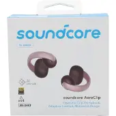 Soundcore Aeroclip -langattomat nappikuulokkeet, pinkki