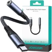 JOYROOM Audiosovitin Joyroom SY-C01 Type-C - 3,5 mm (musta)