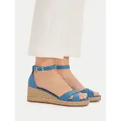 Tommy Hilfiger Mid Wedge Espad X Cross - Blue - 37