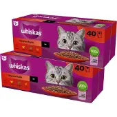 Whiskas Classic meals in sauce - kissan märkäruoka - 40x85g