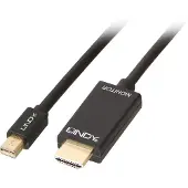 Lindy Mini DisplayPort - HDMI 4K30 -kaapeli (DP:passiivinen) - 3 m