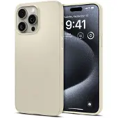 Spigen iPhone 15 Pro Kuori Thin Fit Mute Beige