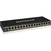 Netgear GS316PP, Hallitsematon, Gigabit Ethernet (10/100/1000), Täysin kaksipuolinen, Power over Ethernet -tuki, Seinäkiinnitteinen