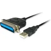 Equip 133383, Musta, USB A, Centronics 36, 60 g, 1 kpl, 175 mm