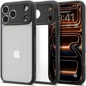 Spigen iPhone 17 Pro Ultra Hybrid Suojakuori - Musta