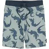 Mikk-Line Swim Pant Uv Long Aop, Grs - Navy - 86/92CM