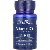 Life Extension D-vitamiini, 5000 IU - 60 kapselia