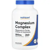 Nutricost Magnesiumkompleksi 500 mg (240 kapselia)