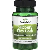 Swanson Health , Slippery Elm Bark, 400 mg, 60 Kapseli