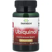 Swanson Health Ubikinoli 100 mg - 60 pehmytkapseliä