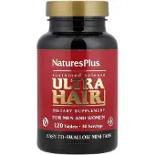NaturesPlus , Ultra Hiusten, Miehille & Naisille, 120 Tabletteja