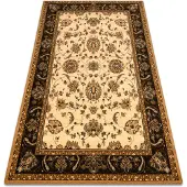 Rugsx Alfombra de lana POLONIA TARI marrón 135x200 cm