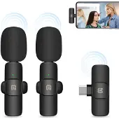 Puluz Wireless microphone PU3151B Lavalier Type C