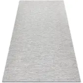 Rugsx Alfombra sisal PATIO 3071 griego Tejido plano gris / beige 78x150 cm